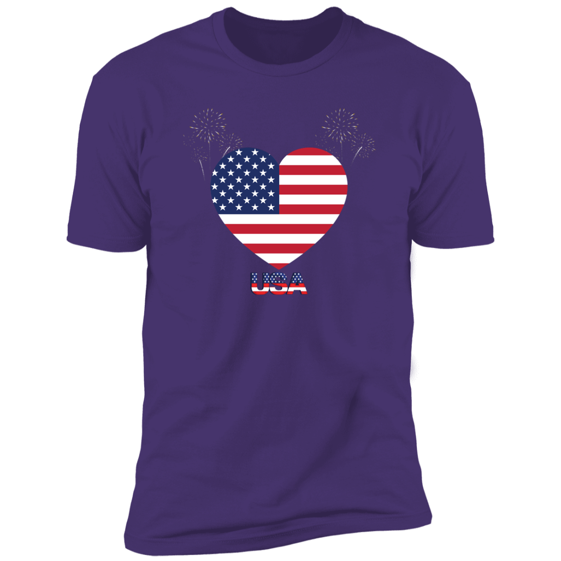 USA Heart Unisex T-Shirt