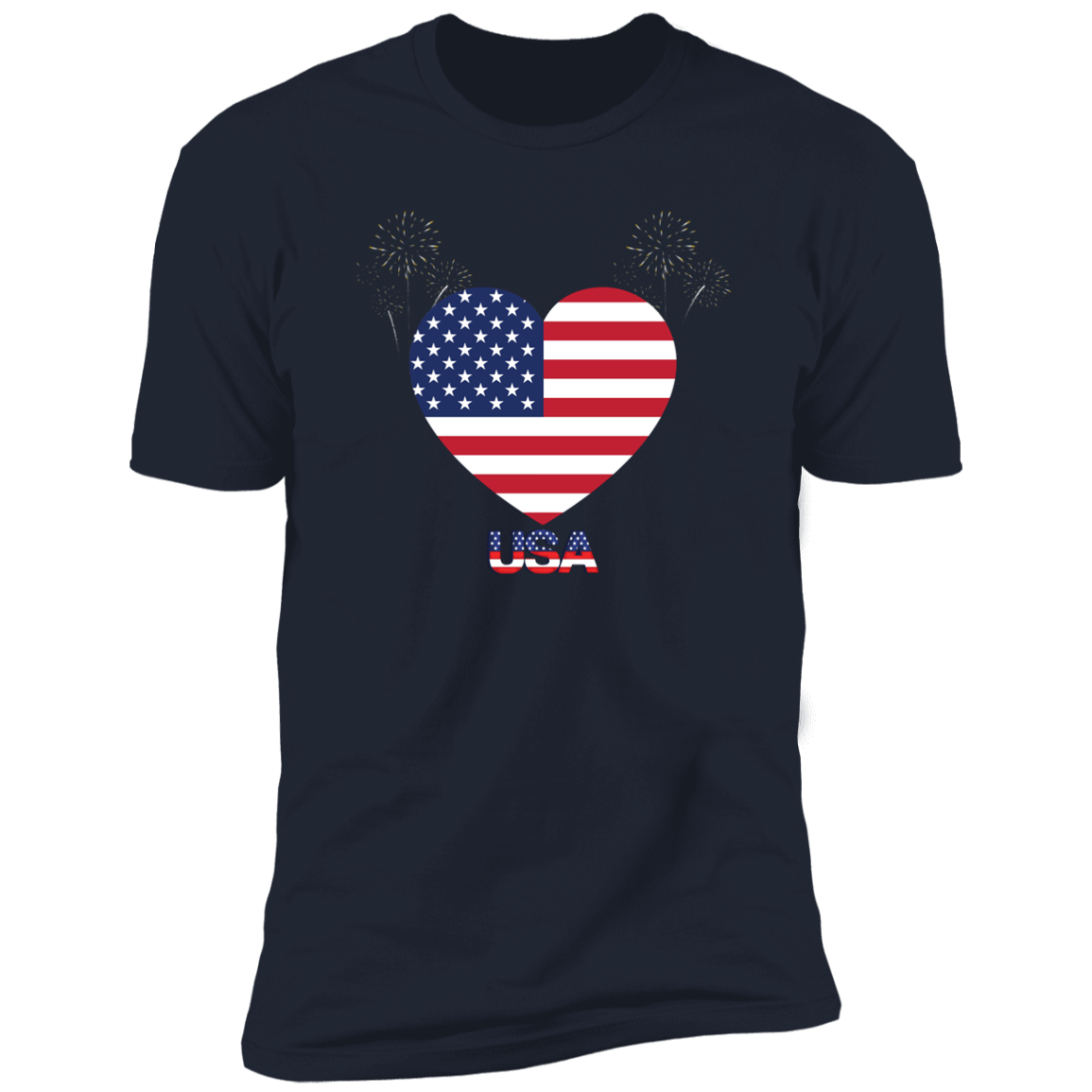 USA Heart Unisex T-Shirt