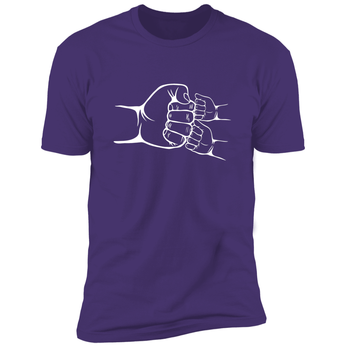 Purple Shirt Short Sleeve - 3 Fist Bump