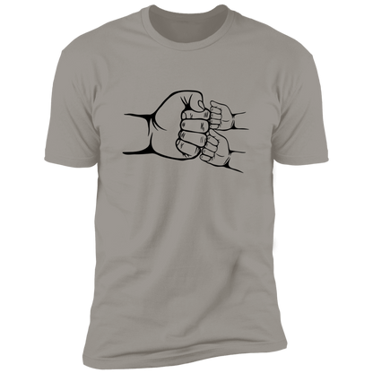 Light Grey Shirt Short Sleeve - 3 Fist Bump