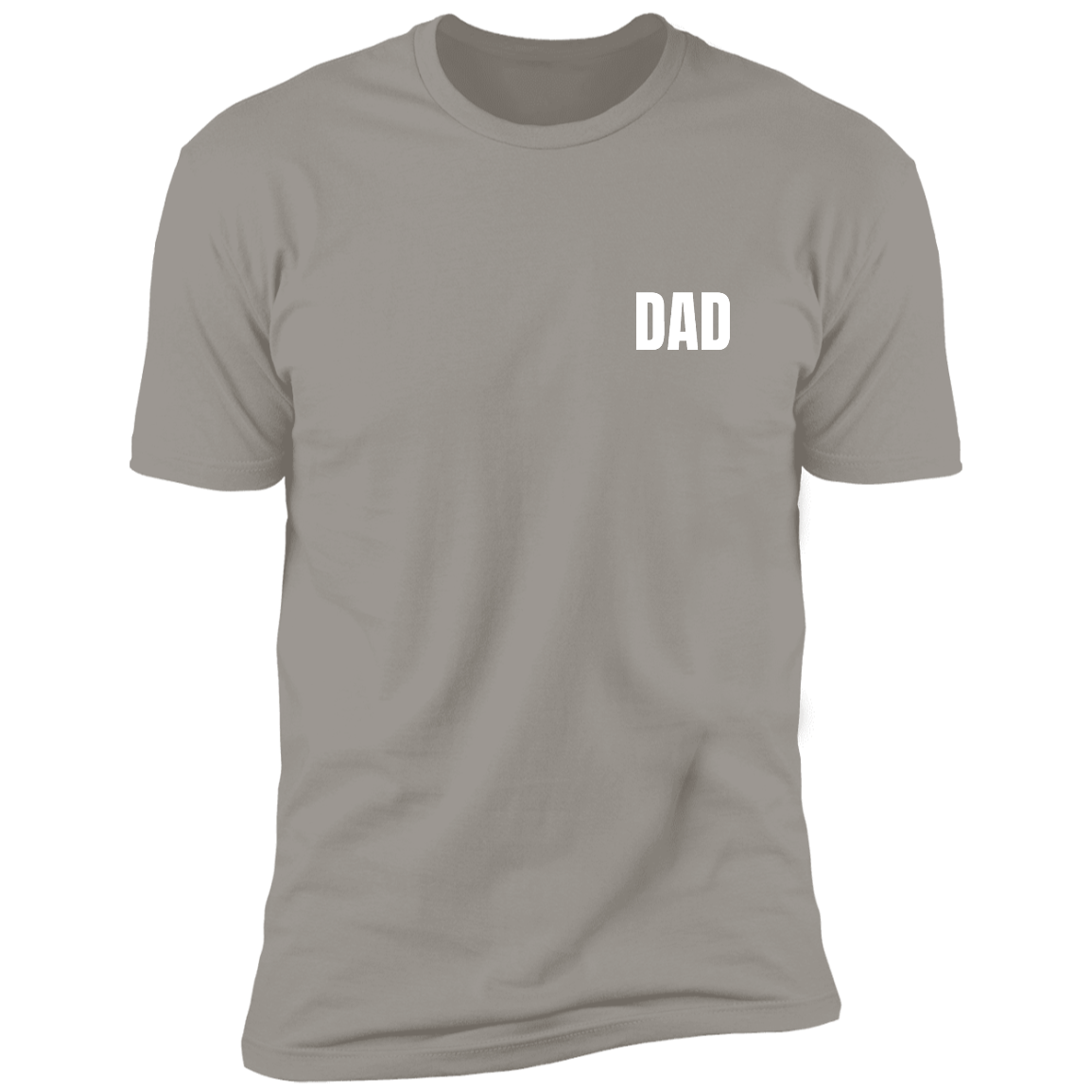 Men's T-Shirt For Dad In Light Grey Color