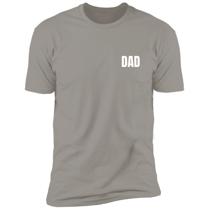 Men's T-Shirt For Dad In Light Grey Color