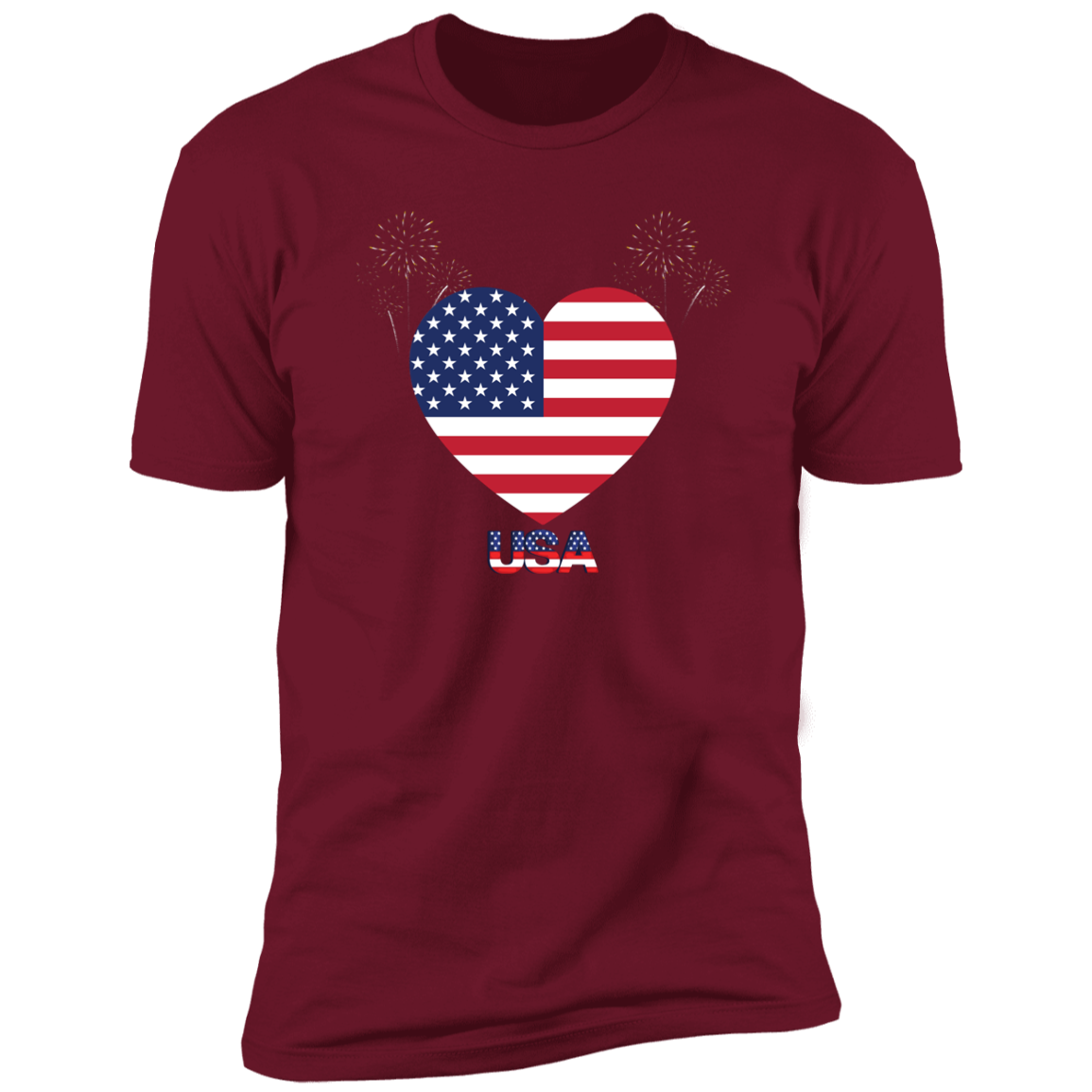 USA Heart Unisex T-Shirt