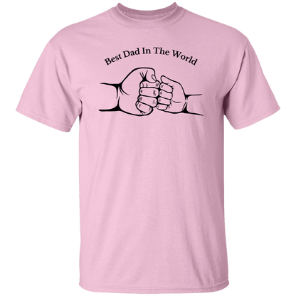 Light Pink T-Shirt - Best Dad In The World Apparel