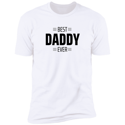 White Shirt Short Sleeve - Best daddy Ever