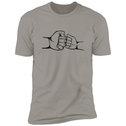Light Grey Shirt Short Sleeve - Fist Bump 2