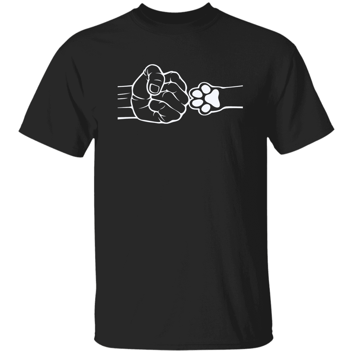 Garnet Color T-Shirt - Fist Bump With A Pet 2 Apparel