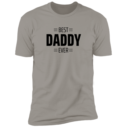 Grey Shirt Short Sleeve - Best daddy Ever