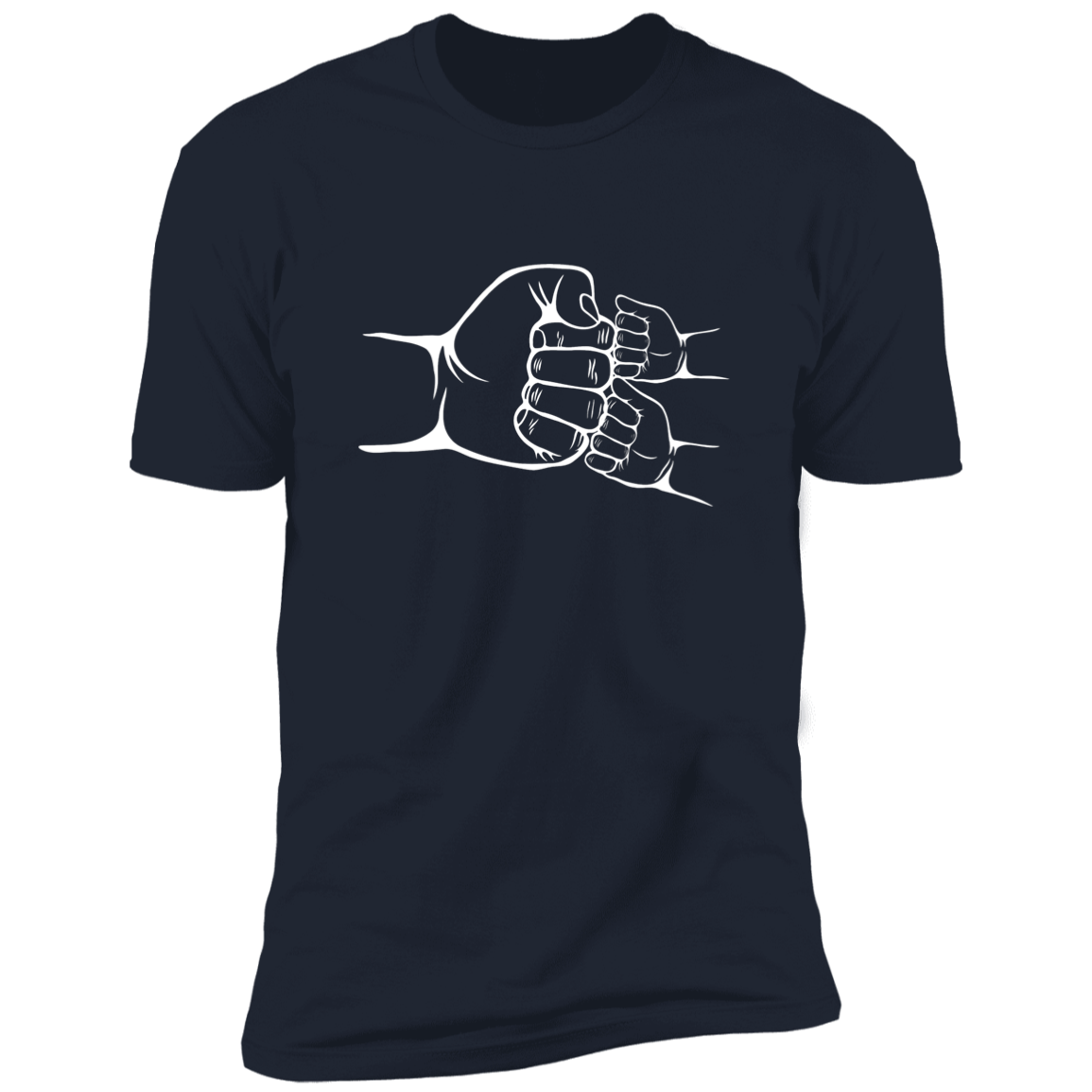 Midnight Navy Shirt Short Sleeve - 3 Fist Bump