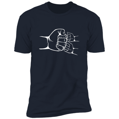 Midnight Navy Shirt Short Sleeve - 3 Fist Bump