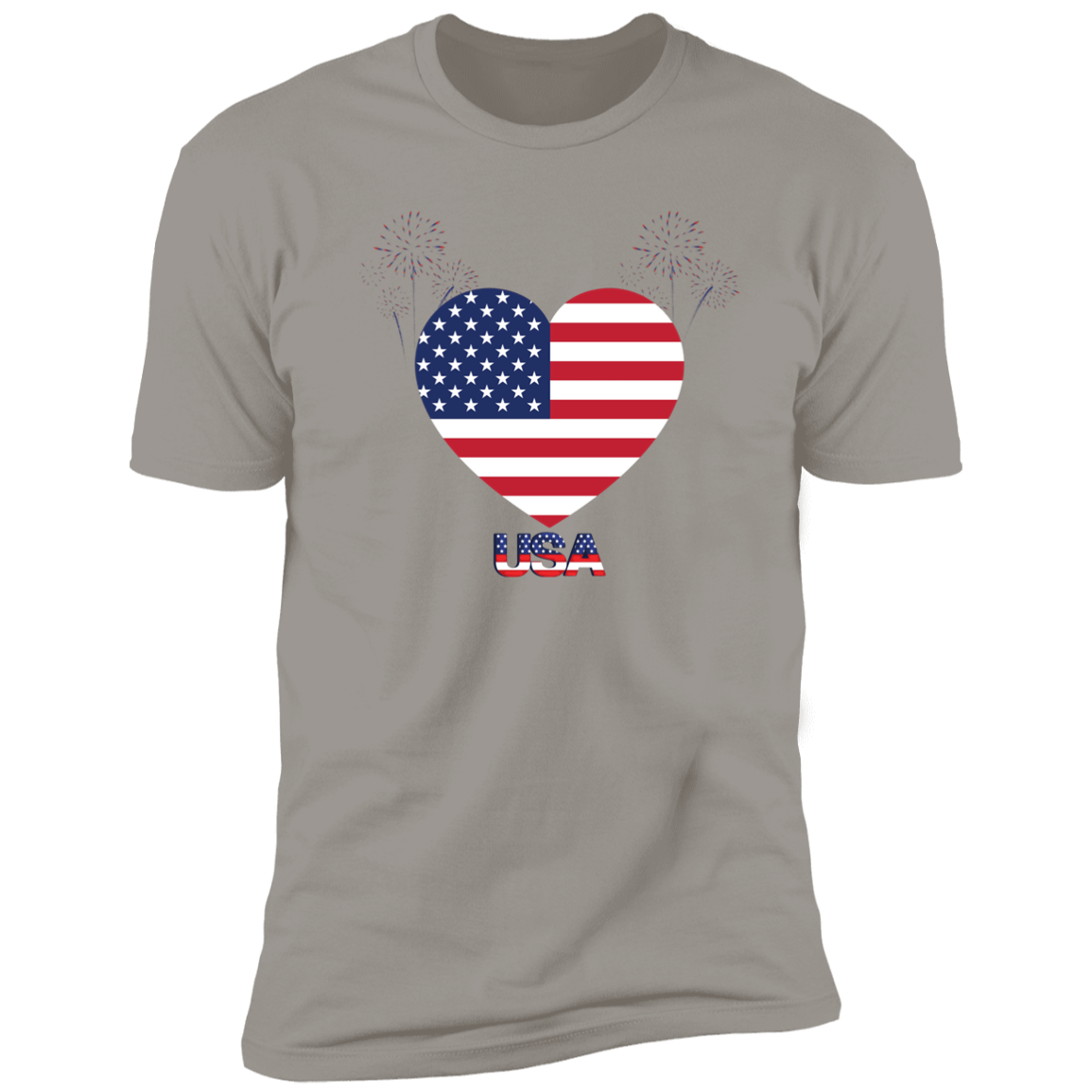 USA Heart Unisex T-shirt
