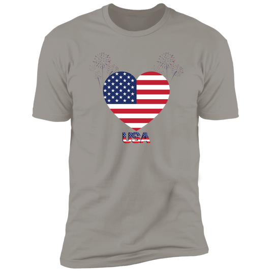 USA Heart Unisex T-shirt