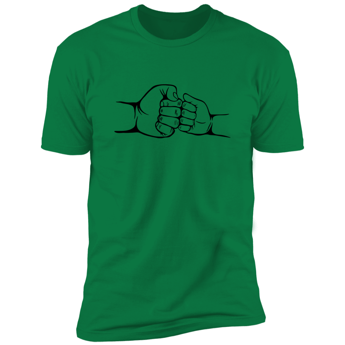 Green Shirt Short Sleeve - Fist Bump 2