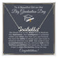 To A Beautiful Girl On Her Graduation Day - Take A Pride In Your Accomplishments - Personalized Name Necklace