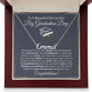 To A Beautiful Girl On Her Graduation Day - Take A Pride In Your Accomplishments - Personalized Name Necklace