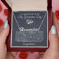 To A Beautiful Girl On Her Graduation Day - Take A Pride In Your Accomplishments - Personalized Name Necklace