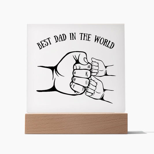 Best Dad In The World - Fist Bump Dad